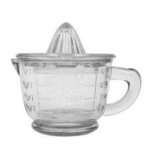 Load image into Gallery viewer, S/2 6-1/2"L x 5"W 16 oz. Pressed Glass Juicer