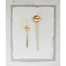 Load image into Gallery viewer, 4-3/4"L Brass Spoon, Antique Finish