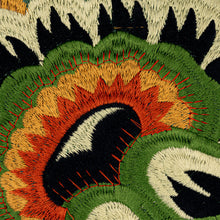 Load image into Gallery viewer, 18" Square Cotton Embroidered Pillow w Design, Multi Color