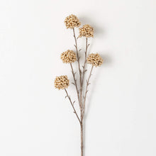 Load image into Gallery viewer, Gold Berry Spray - 24.5"
