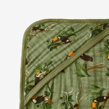 Load image into Gallery viewer, Toucan Organic Hooded Swaddle Blanket
