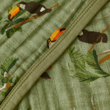 Load image into Gallery viewer, Toucan Organic Hooded Swaddle Blanket
