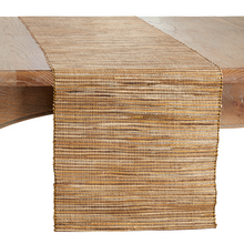 Load image into Gallery viewer, Shimmering Woven Nubby Runner - Gold - 16"x72"
