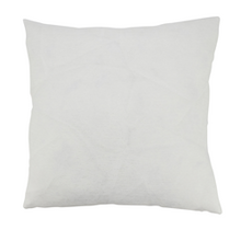 Load image into Gallery viewer, Christmas Trees and Snowflakes Pillow - Down Filled - White - 18"
