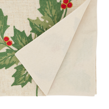 Load image into Gallery viewer, Holly Leaves Runner - Natural - 16"x70"
