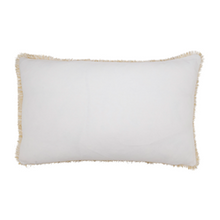 Load image into Gallery viewer, Believe Pillow - Down Filled - Ivory - 12"x20"
