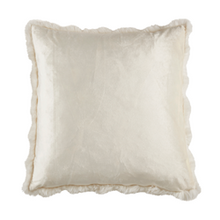 Load image into Gallery viewer, Bubble Faux Fur Pillow - Down Filled - Ivory - 20"
