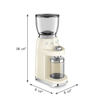 Load image into Gallery viewer, SMEG 50's Retro Style Coffee Grinder - Cream
