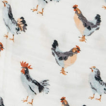 Load image into Gallery viewer, Chicken Big Lovey Three-Layer Muslin Blanket
