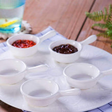 Load image into Gallery viewer, Mini White Porcelain Sauce Dish
