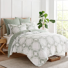 Load image into Gallery viewer, Kemala Sage King Quilt Set
