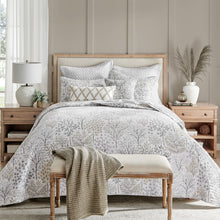 Load image into Gallery viewer, English Forest Natural Full/Queen Quilt Set

