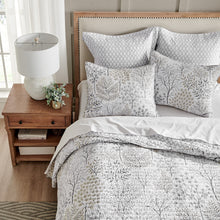 Load image into Gallery viewer, English Forest Natural Full/Queen Quilt Set
