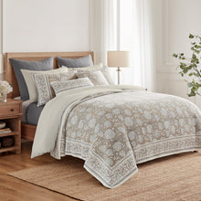 Load image into Gallery viewer, Adare Taupe Full/Queen Quilt Set
