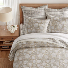 Load image into Gallery viewer, Adare Taupe Full/Queen Quilt Set
