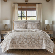 Load image into Gallery viewer, Adare Taupe Full/Queen Quilt Set
