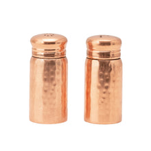 Load image into Gallery viewer, S/2 3-1/2"H Steel Salt&amp;Pepper Shakers, Copper Plated
