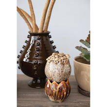 Load image into Gallery viewer, 4-3/4" Round Stoneware Planter, 2 Styles
