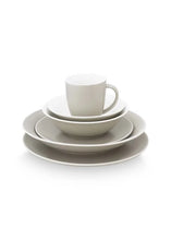 Load image into Gallery viewer, Dinnerware Matte Flax &amp; White Set of 36
