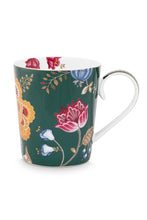 Load image into Gallery viewer, Green Floral Fantasy Mug - N, 350ml
