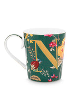 Load image into Gallery viewer, Green Floral Fantasy Mug - N, 350ml
