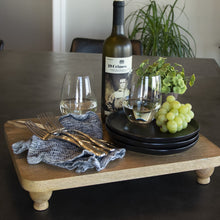 Load image into Gallery viewer, Artisan Wood Footed Board
