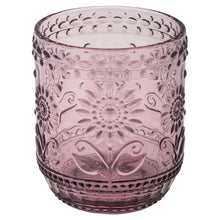 Load image into Gallery viewer, Floral Patterned Drinking Glass - Lilac
