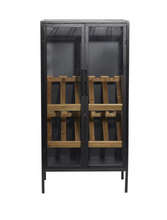 Load image into Gallery viewer, Black Metal 10 Bottle Wine Rack
