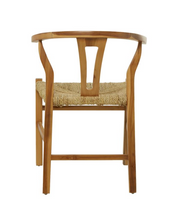 Load image into Gallery viewer, Teak Seagrass Dining Chair - Natural
