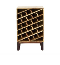 Load image into Gallery viewer, Mango Wood 30 Bottle Wine Rack
