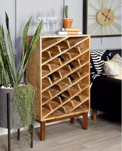Load image into Gallery viewer, Mango Wood 30 Bottle Wine Rack
