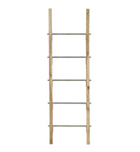 Load image into Gallery viewer, Stainless Steel Wood Ladder 59"
