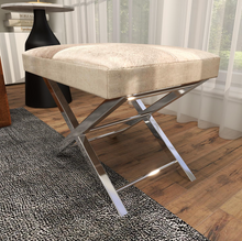 Load image into Gallery viewer, Gray Stainless Steel Stool
