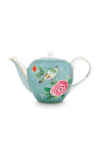 Load image into Gallery viewer, Tea Pot Small Blushing Birds Blue 750ml
