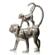 Load image into Gallery viewer, Monkey with Baby Silver

