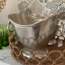 Load image into Gallery viewer, Large Aluminium Wine Cooler Raw Nickel
