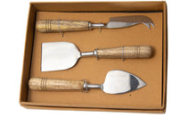 Load image into Gallery viewer, Mango Wood Cheese Knives (Set of 3)
