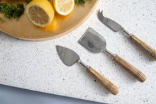 Load image into Gallery viewer, Mango Wood Cheese Knives (Set of 3)
