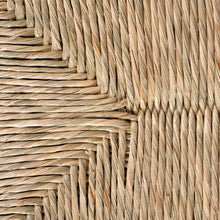 Load image into Gallery viewer, Seagrass Bench with Black Legs
